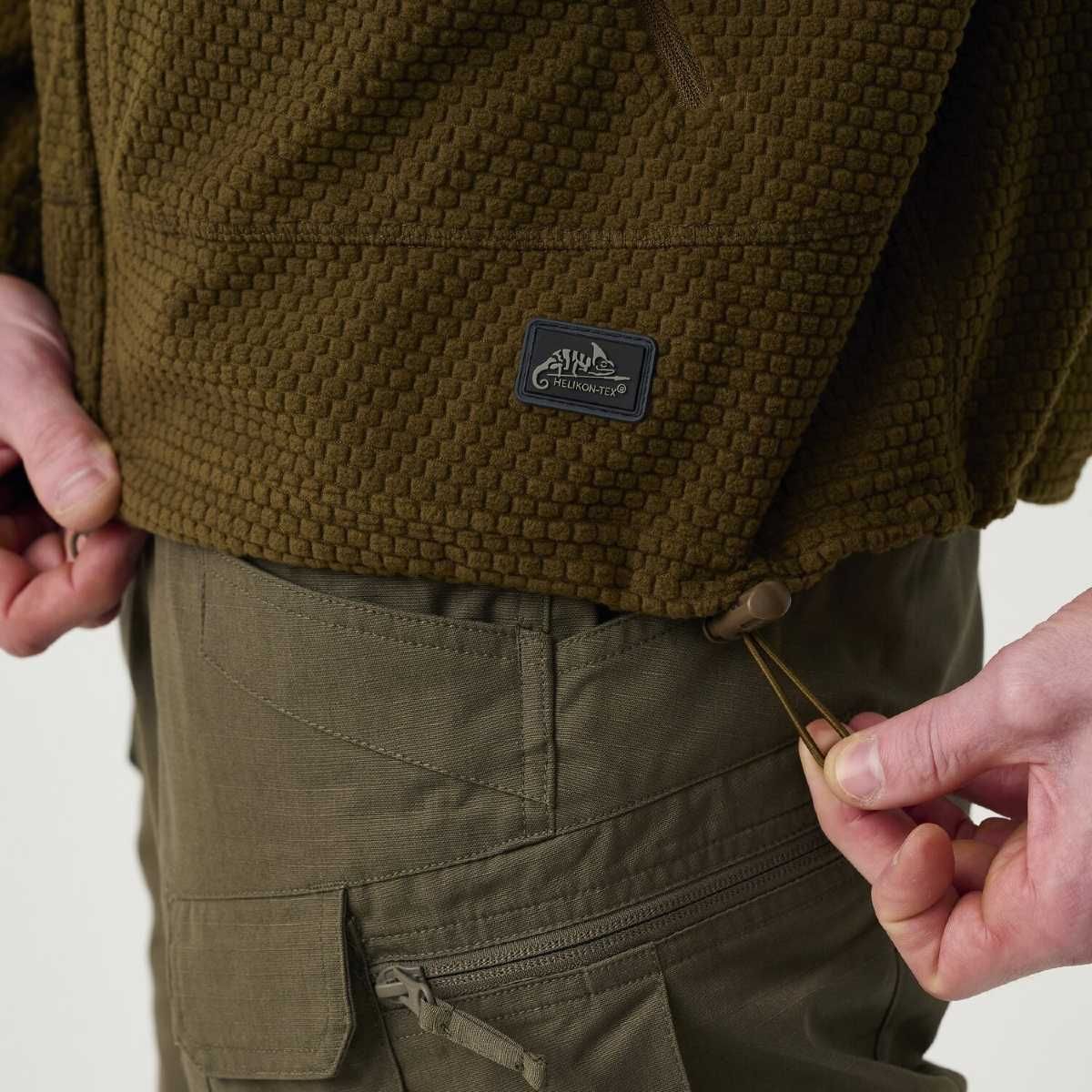 Helikon-Tex Alpha Tactical Jacket - Grid Fleece - Coyote Size: L/Regular
