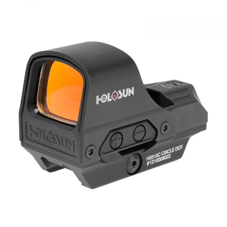Holosun HS510C Quick Detach Red Dot Sight w/ Picatinny Mount - Includes HM3X 3x Magnifier