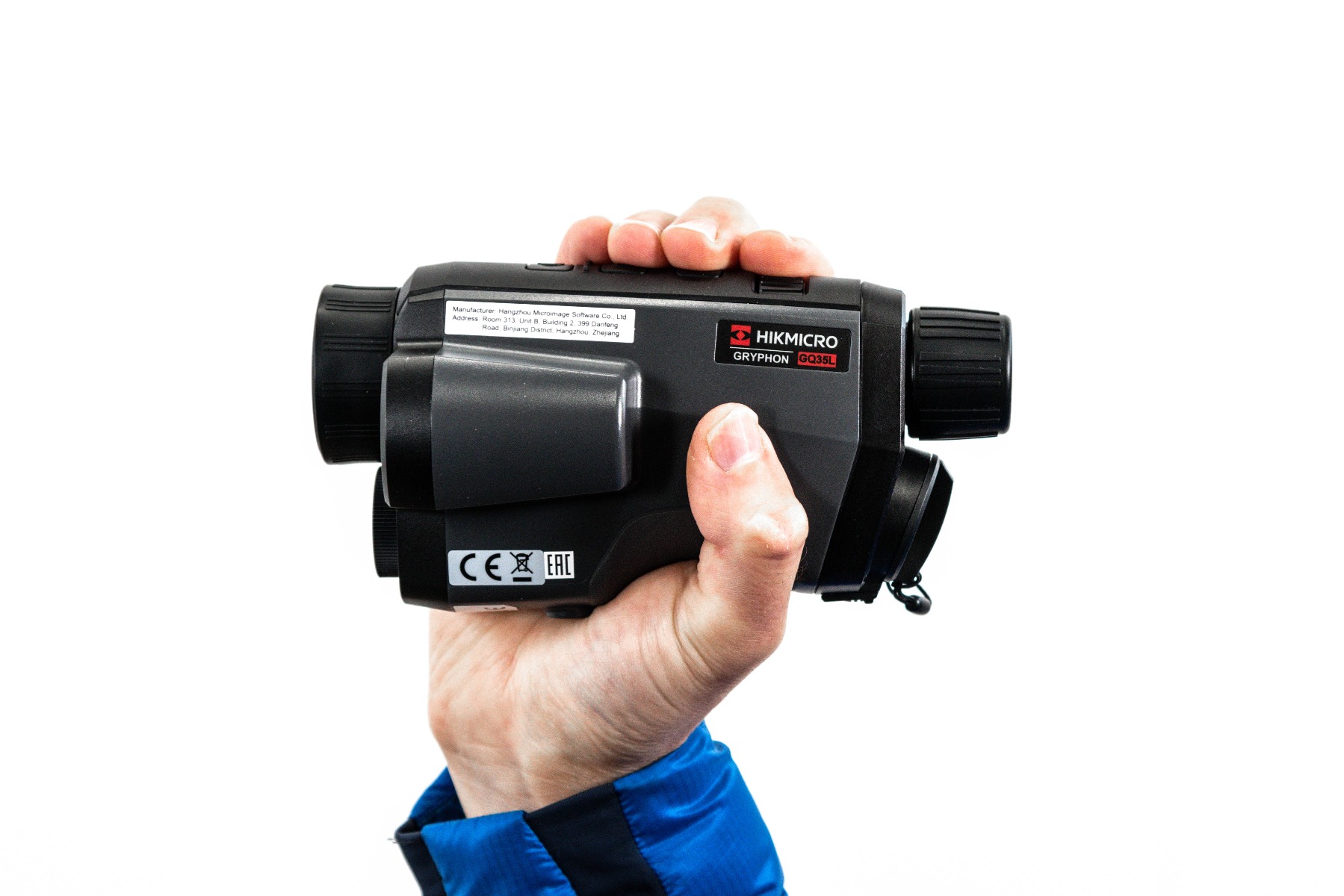 **Factory Refurb** HIKMICRO Gryphon GQ35L 35mm Pro 640x512 12µm LRF Fusion Thermal & Optical Monocular - REFURB-HFR-GQ35L