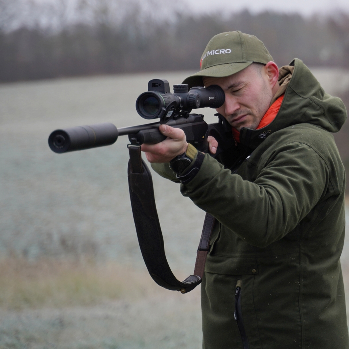 HIKMICRO Alpex A50EL 4K UHD Sensor LRF Digital Day & Night Rifle Scope with Ballistics Calculator