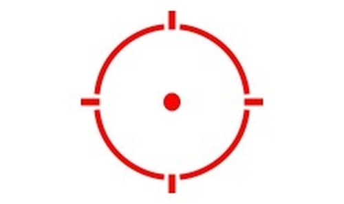Holosun HS515CM 2 MOA & 65 MOA Circle Red Dot Sight with Solar Panel and QD Mount