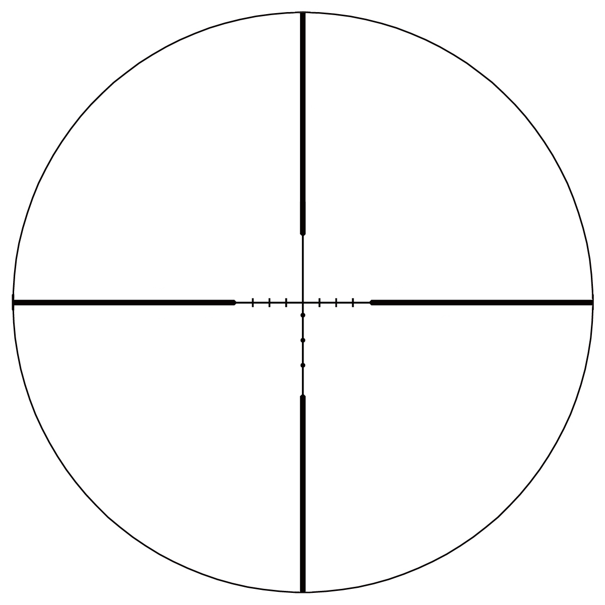 Vector Hugo 6-24x50 SFP Side Focus BDC Non IR 1" Rifle Scope - Free Weaver Mounts
