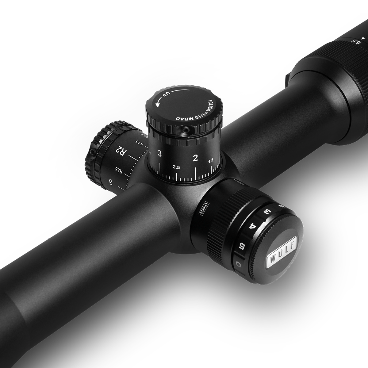 WULF Hurricane 6.5-25x250 SFP Illuminated 0.1MRAD Rifle Scope