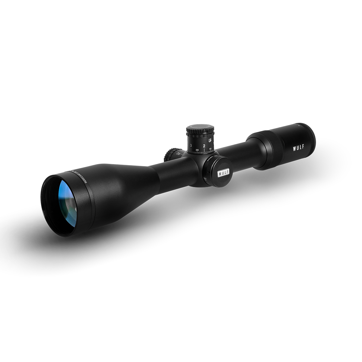 Wulf Hurricane Lite 4.5-18x50 SFP Non Illuminated Half Mildot SF (30mm) Tactical 0.1 MRAD Rifle Scope w/ Weaver Rings