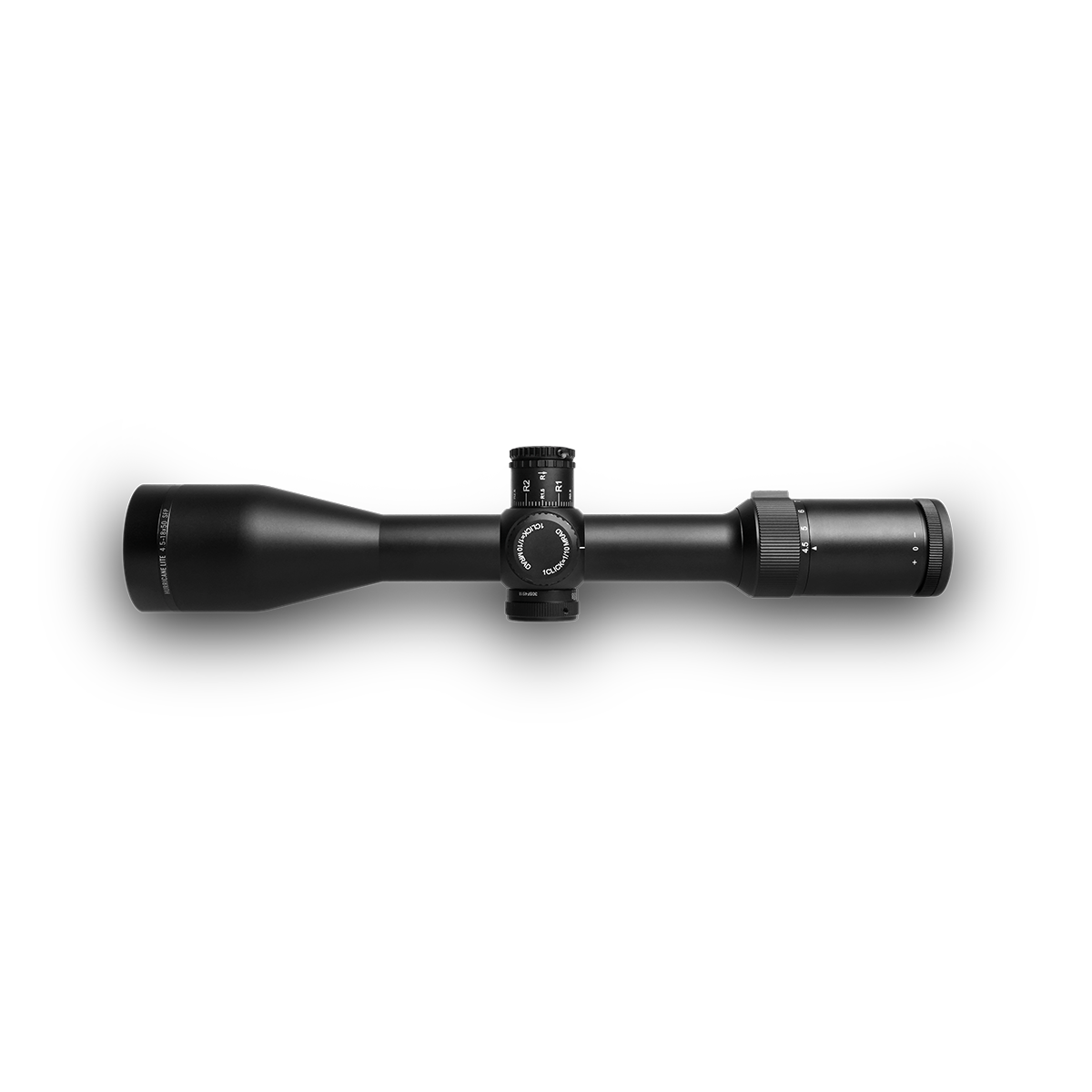 Wulf Hurricane Lite 4.5-18x50 SFP Non Illuminated Half Mildot SF (30mm) Tactical 0.1 MRAD Rifle Scope w/ Weaver Rings