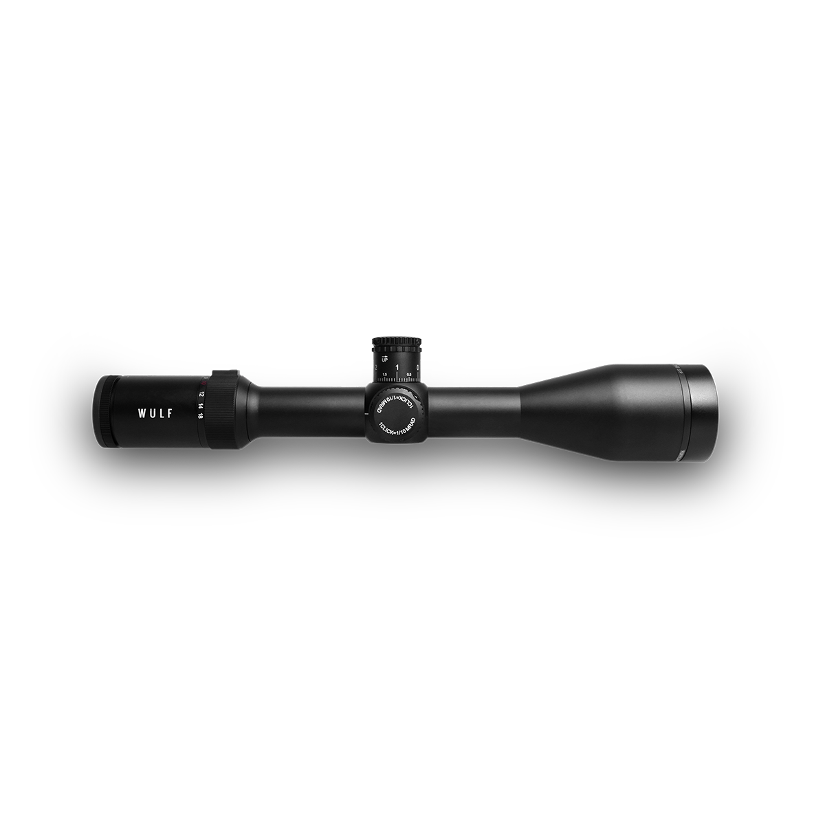 Wulf Hurricane Lite 4.5-18x50 SFP Non Illuminated Half Mildot SF (30mm) Tactical 0.1 MRAD Rifle Scope w/ Weaver Rings