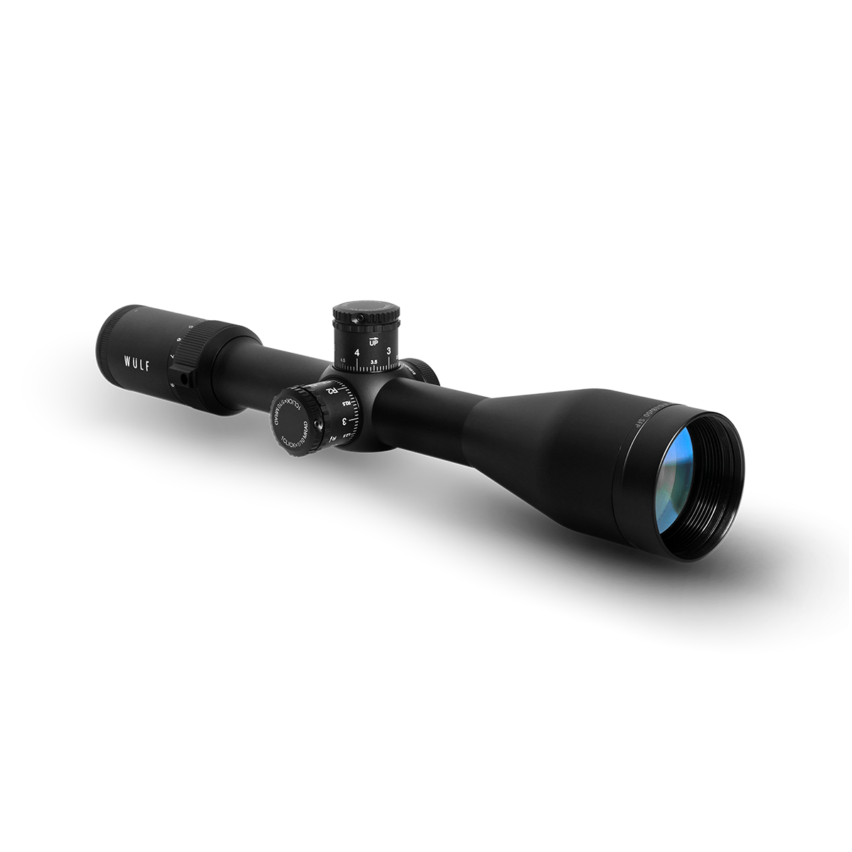 Wulf Hurricane Lite 4.5-18x50 SFP Non Illuminated Half Mildot SF (30mm) Tactical 0.1 MRAD Rifle Scope w/ Weaver Rings
