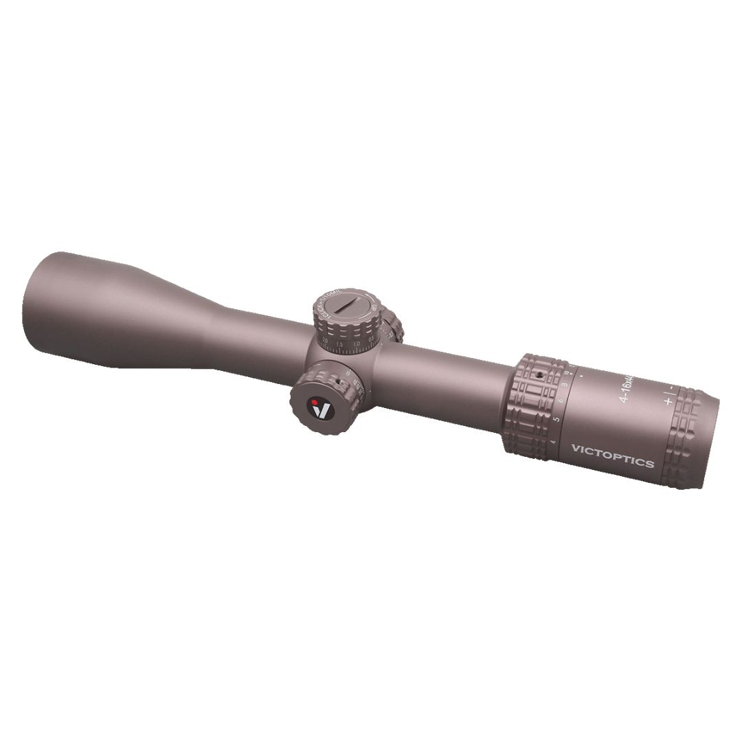 Vector Optics Victoptics S4 4-16x44 SFP MDL 1/10 MIL 30mm Rifle Scope - Coyote FDE