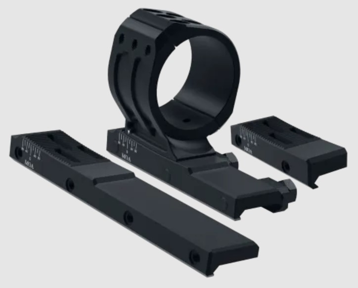 Immersive Optics 14x50 Prismatic Scope MilDot with MOA Adjustable Extended Mounts