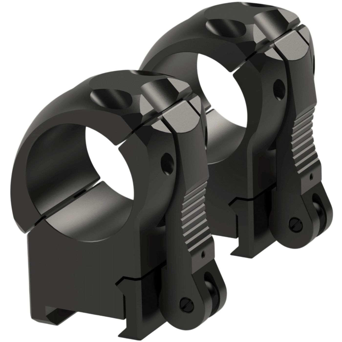 Immersive Optics SwiftLock 30mm Rifle Scope High Mounts - Black