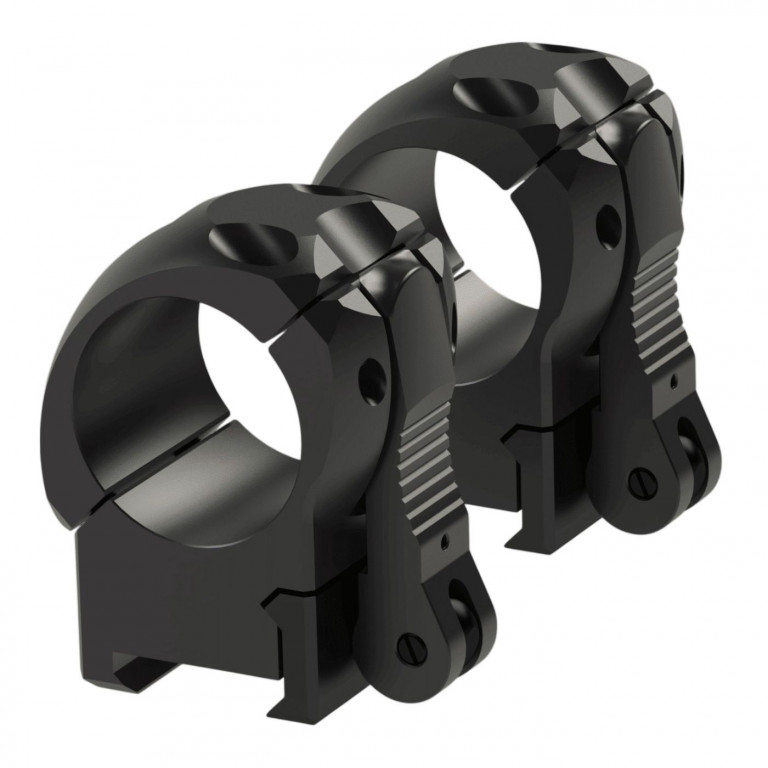 Immersive Optics SwiftLock 30mm Rifle Scope Medium Mounts - Black