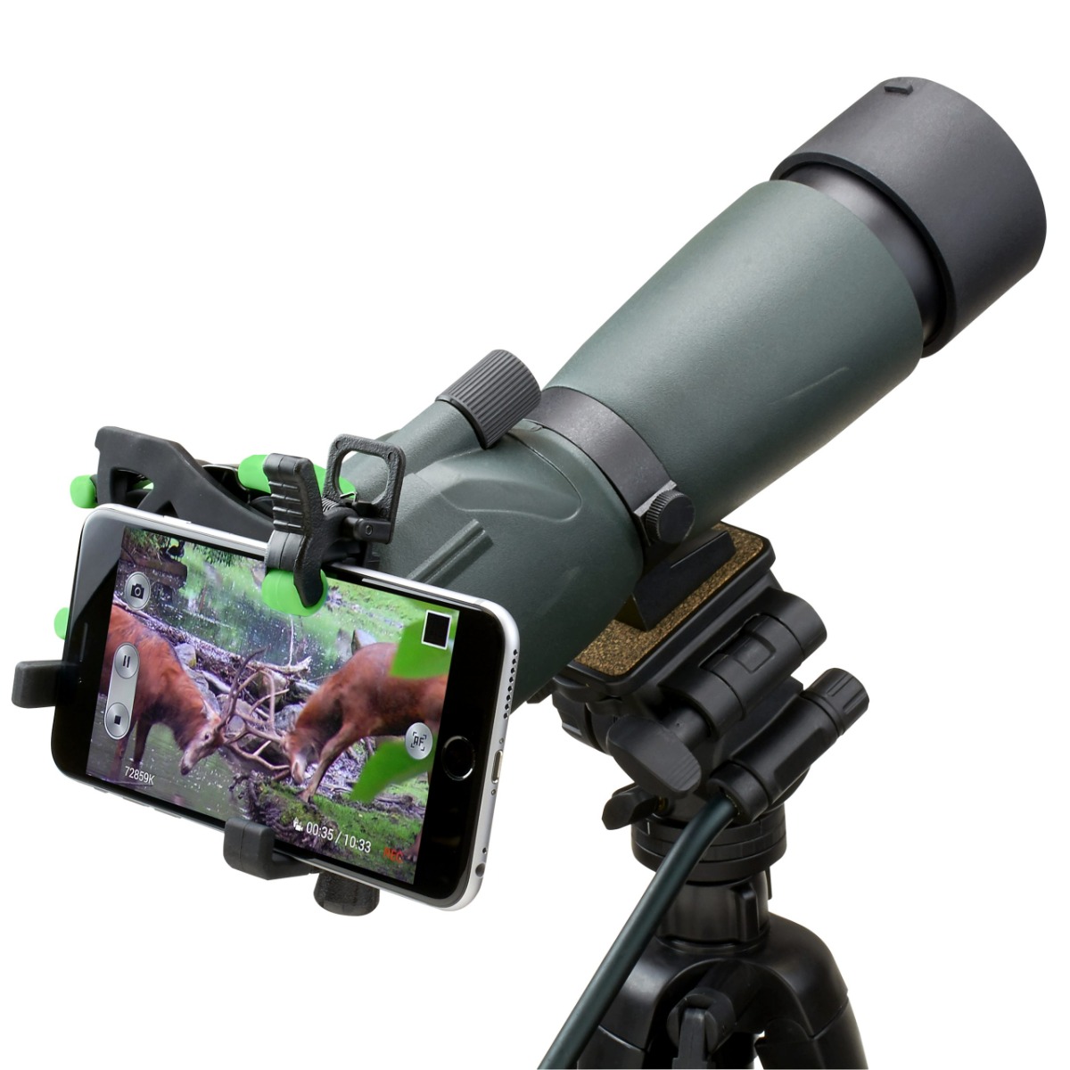 Carson HookUpz 2.0 Universal Smartphone Optics Digiscoping Adapter