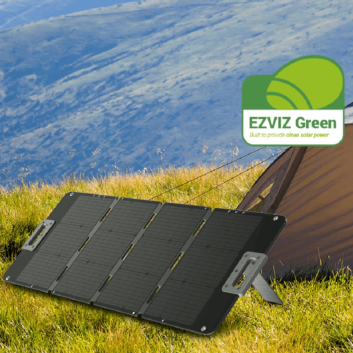 EZVIZ 200W Portable Solar Panel - Compatible to EZVIZ Power Station