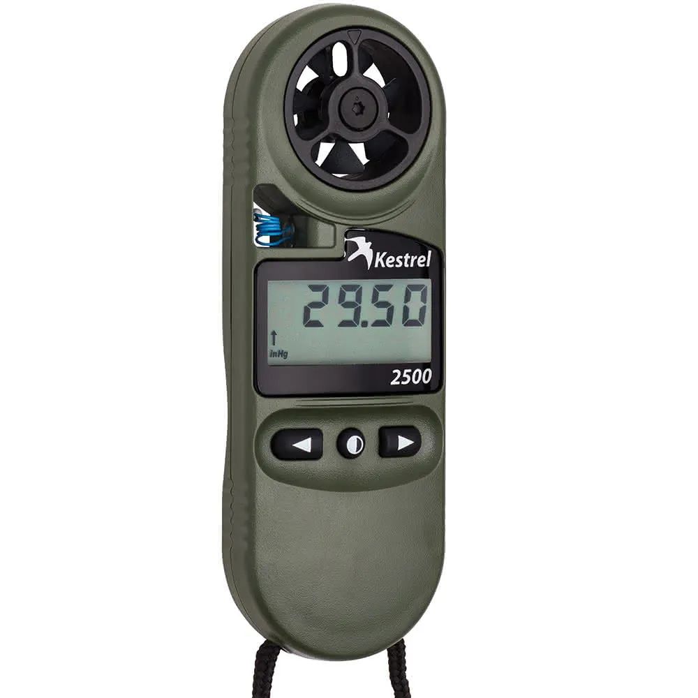 Kestrel 2500NV Weather Meter / Digital Altimeter +NV Backlight - Olive Drab