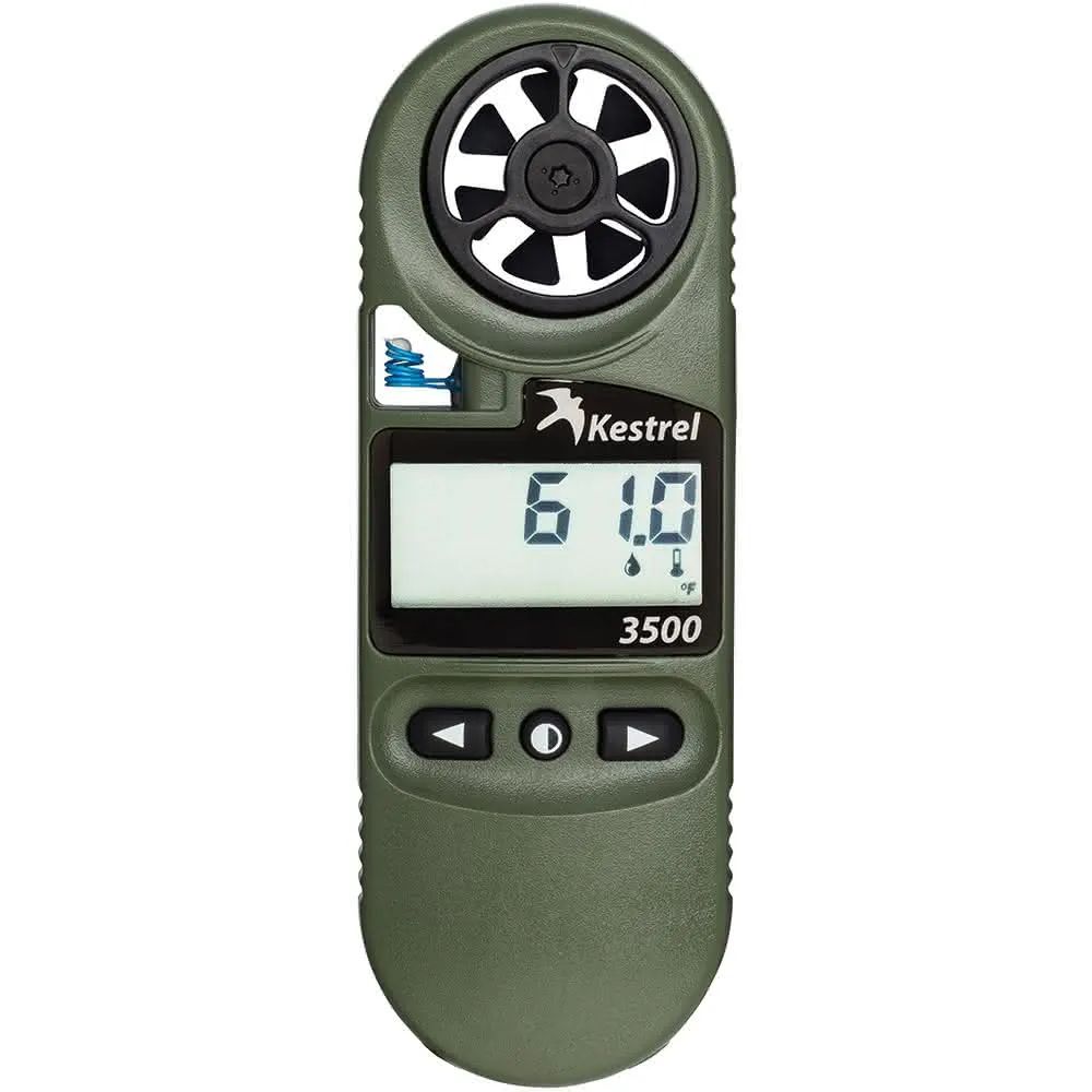 Kestrel 3500NV Weather Meter  Digital Psychrometer +NV Backlight - Olive Drab 