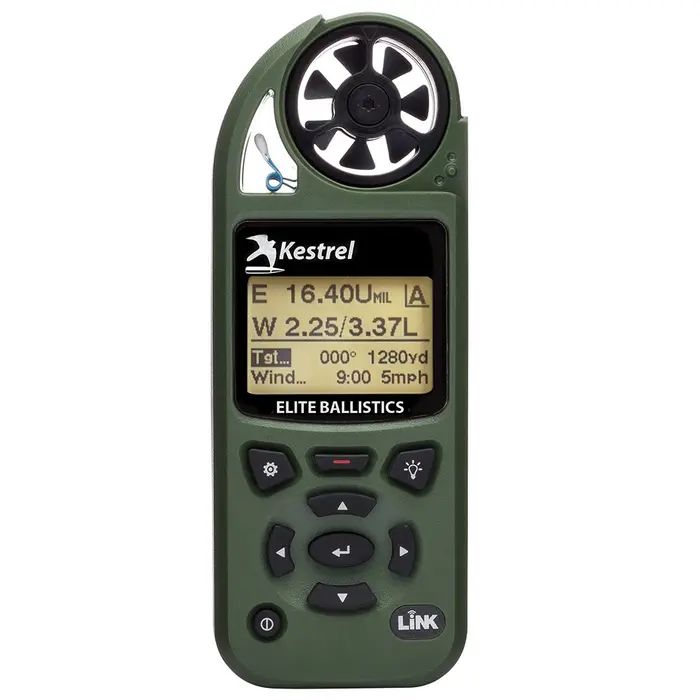 Kestrel 5700 Elite Weather Meter with Applied Ballistics with LiNK - Olive Drab