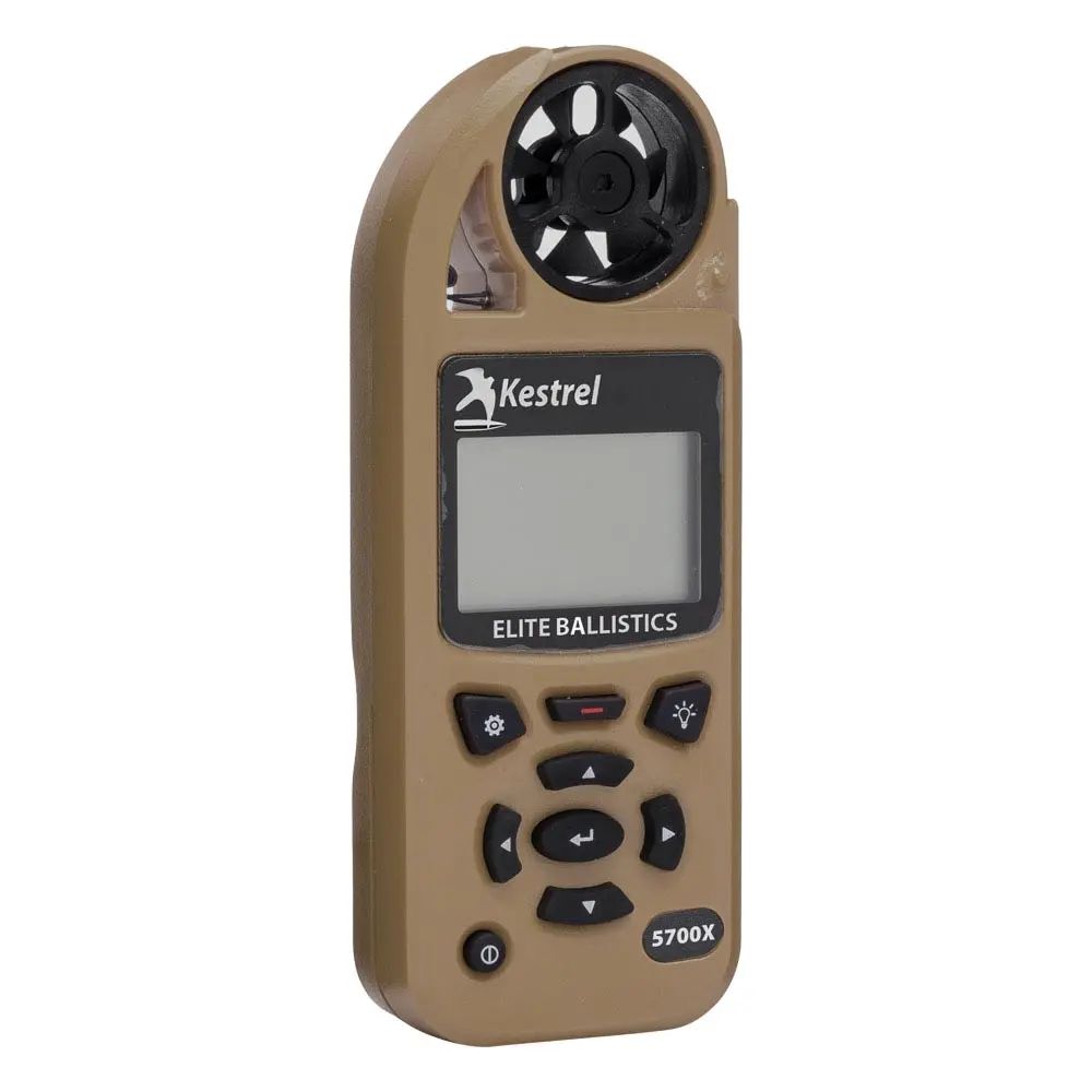 Kestrel 5700X Elite Weather Meter With Applied Ballistics - Berry Compliant - Desert Tan