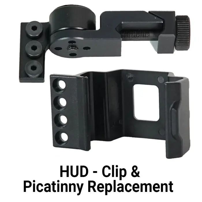 Kestrel HUD Picatinny Mount and Clip Replacement - Black