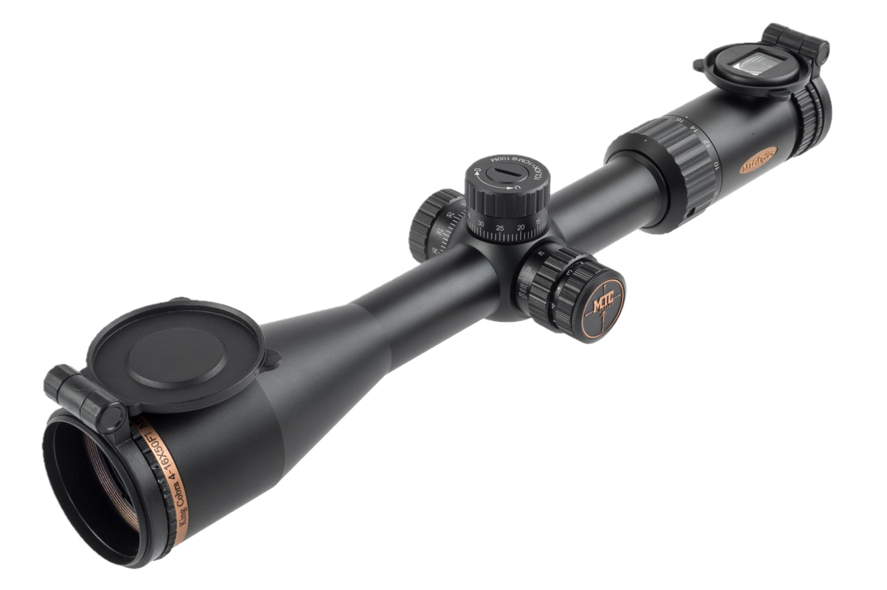 MTC King King Cobra F1 4-16x50 Illuminated FFP 1 MIL SCB2 Rifle Scope