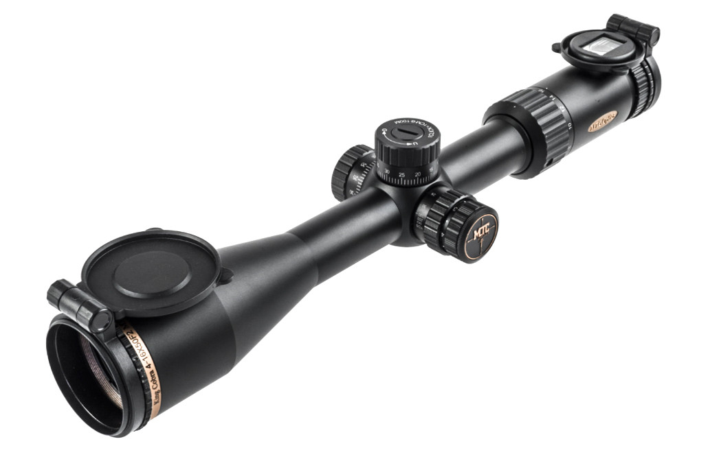 MTC King Cobra F2 4-16x50 SFP Illuminated SCB2 1 cm Clicks Riﬂe Scope