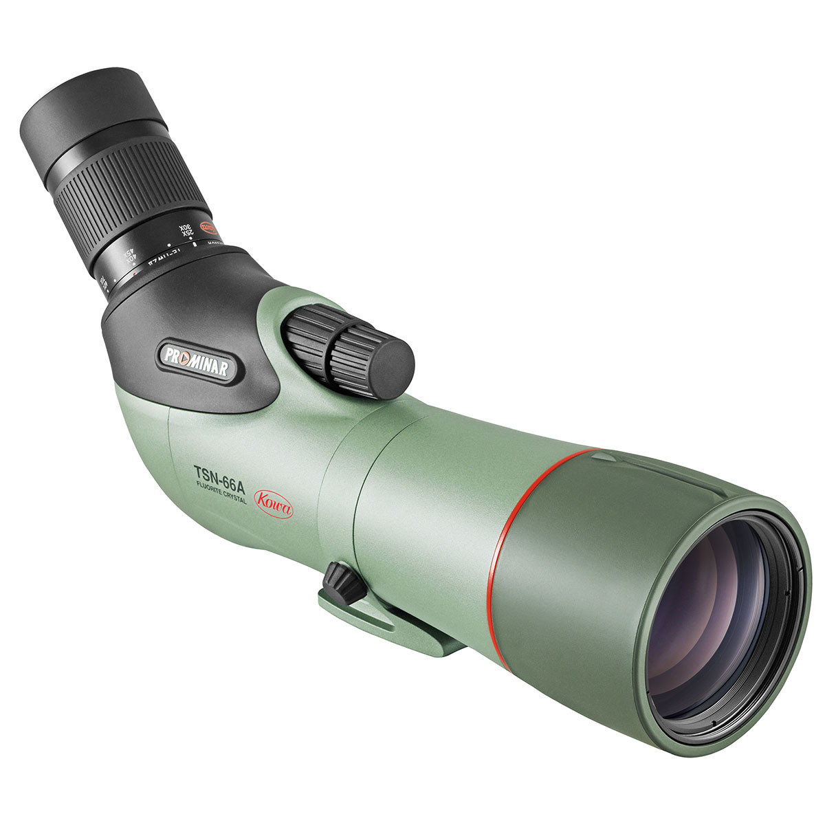 Kowa 25-60x66 TSN-66A PROMINAR Angled Spotting Scope Kit, Includes TE-11WZ II WA-Zoom Eyepiece