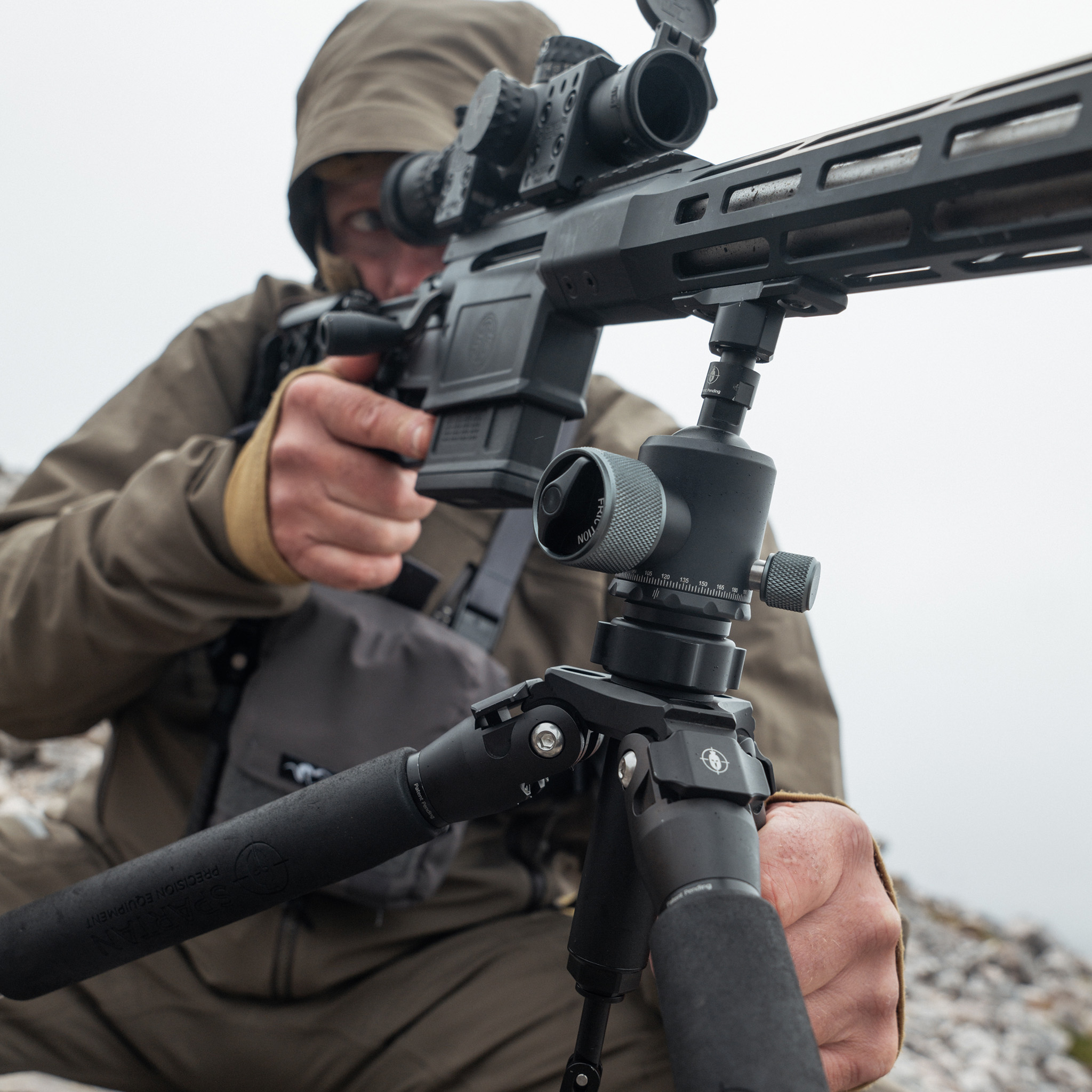 Spartan Davros Pro Gen 2 - Ball head Conversion Kit for Third Party Tripods to MagnaSwitch - 1/4” or 3/8” (Primos Triggerstick)