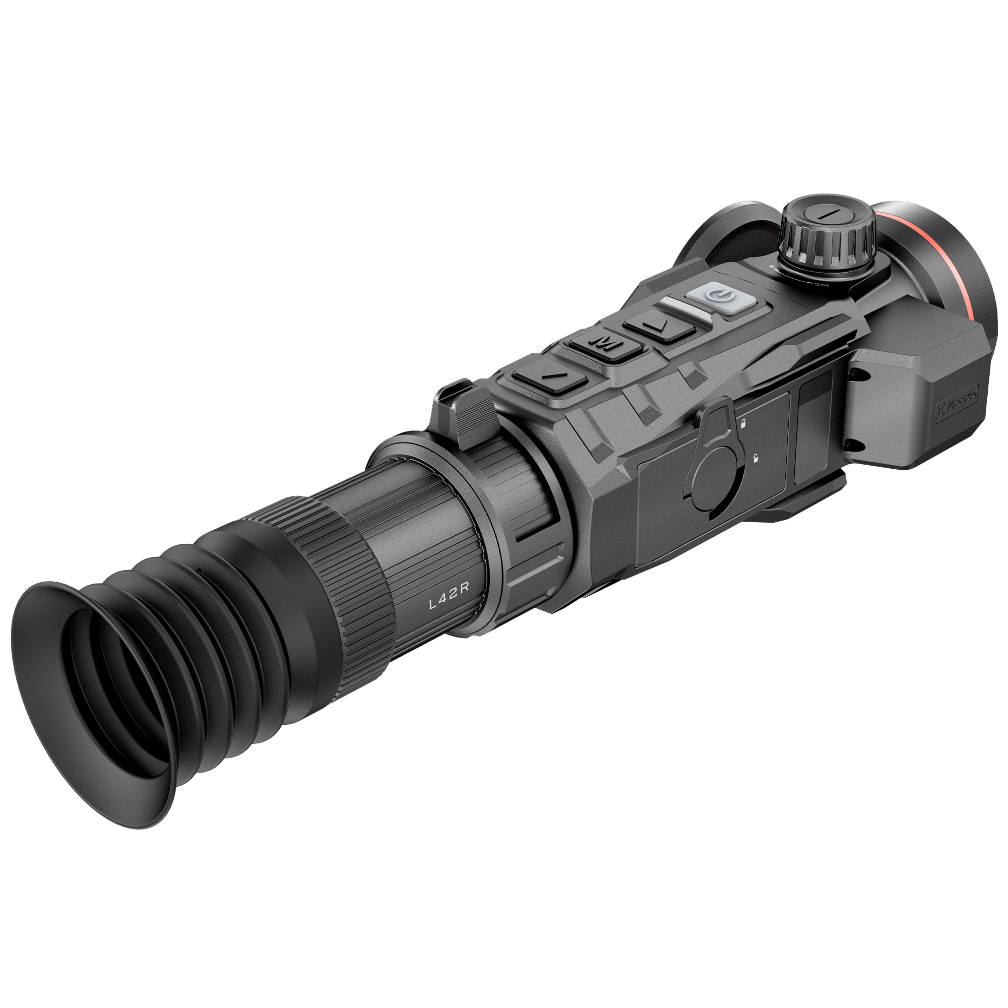 NocPix RICO2 L42R 42mm Thermal Rifle Scope with LRF and Ballistic Calculations - 384x288 12um 18mK NETD