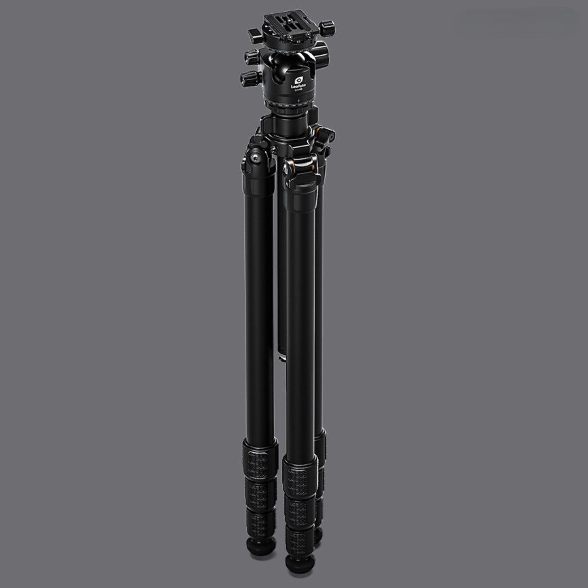 Leofoto Wings of God BLACK LG324C 10 Layer Carbon Water, Sand and Dust proof Corrosion Resistant Titanium Feet Spider Tripod with LH-40R Low Profile Ball Head