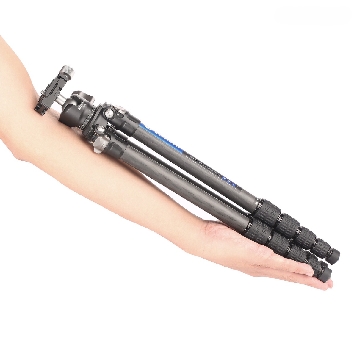 Leofoto Ranger LS-225C 10x Layer Carbon Fiber Tripod with LH-25 Low Profile Ballhead & Separate Centre Column