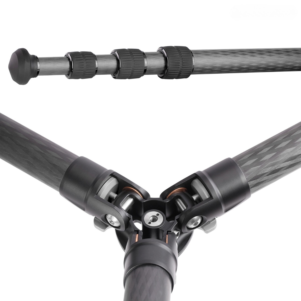 Leofoto Ranger LS-254C 10x Layer Carbon Fiber Tripod with LH-30 Low Profile Ballhead & Separate Centre Column