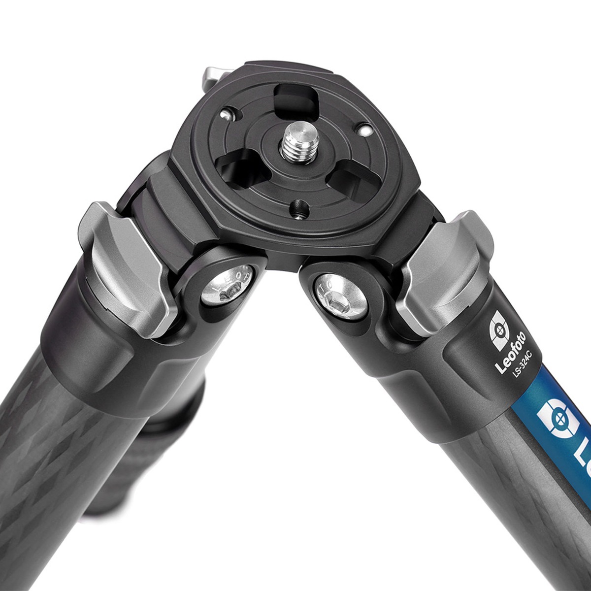 Leofoto Ranger LS-324C 10x Layer Carbon Tripod with LH-40 Ballhead & Separate Centre Column - Max Load 15kg, Min 165mm to Max 1395mm + Col