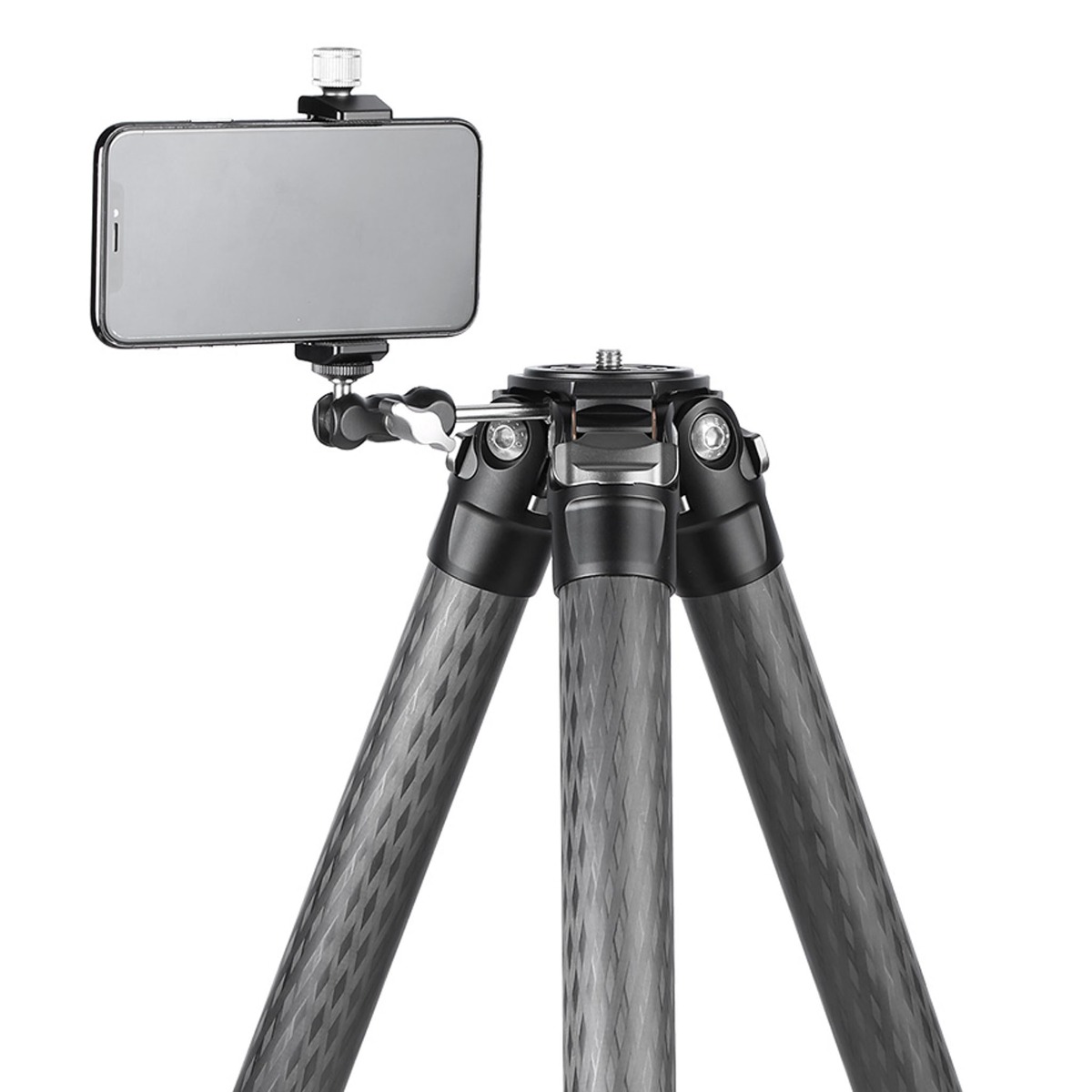 Leofoto Ranger LS-364C 10X Layer Carbon Half Spider Bowl Tripod - Max Load 25kg, Min 80mm to Max 1480mm