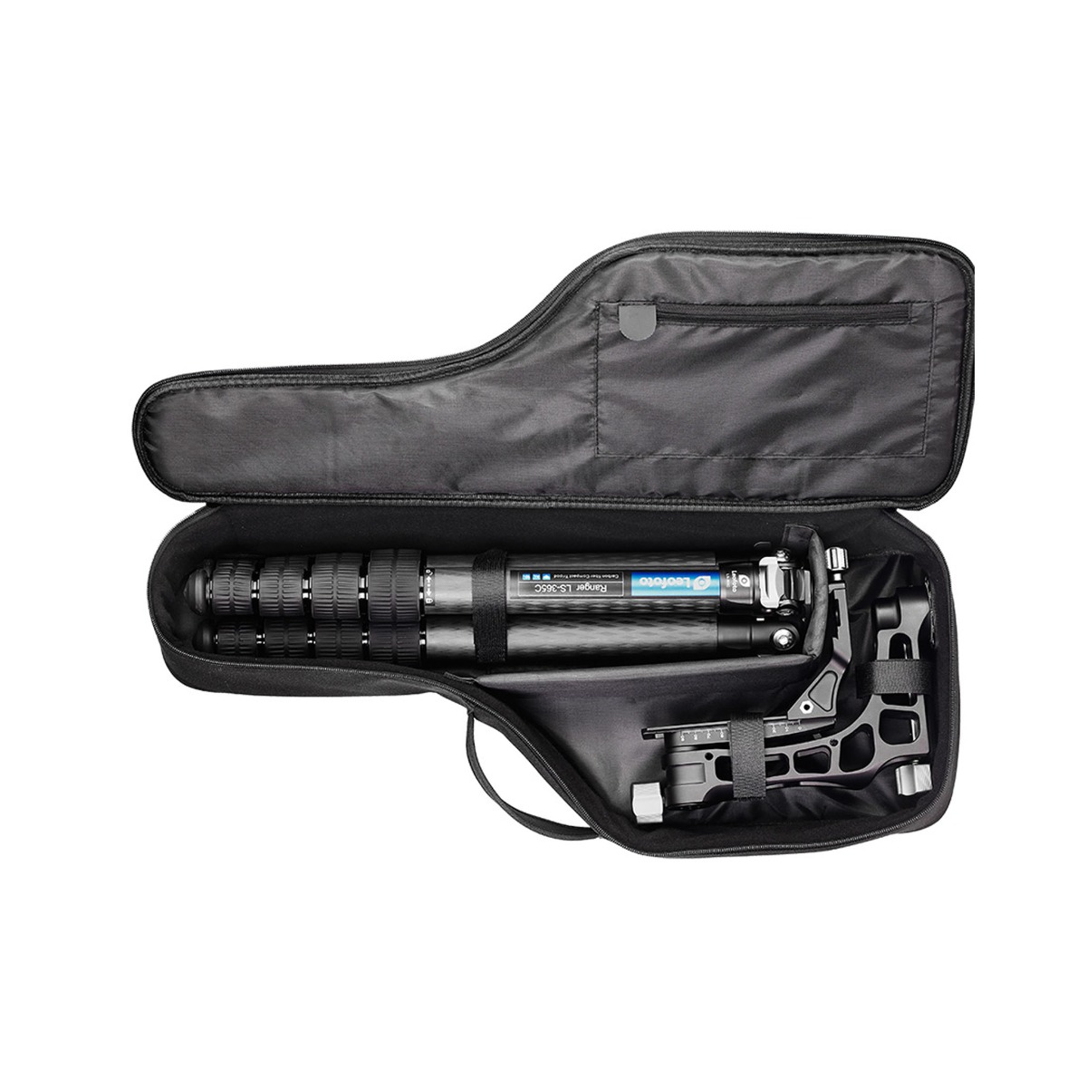 Leofoto Ranger LS-365C Lightweight 10x Layer Carbon Half Ball Levelling Tripod with PG1 Gimbal Head