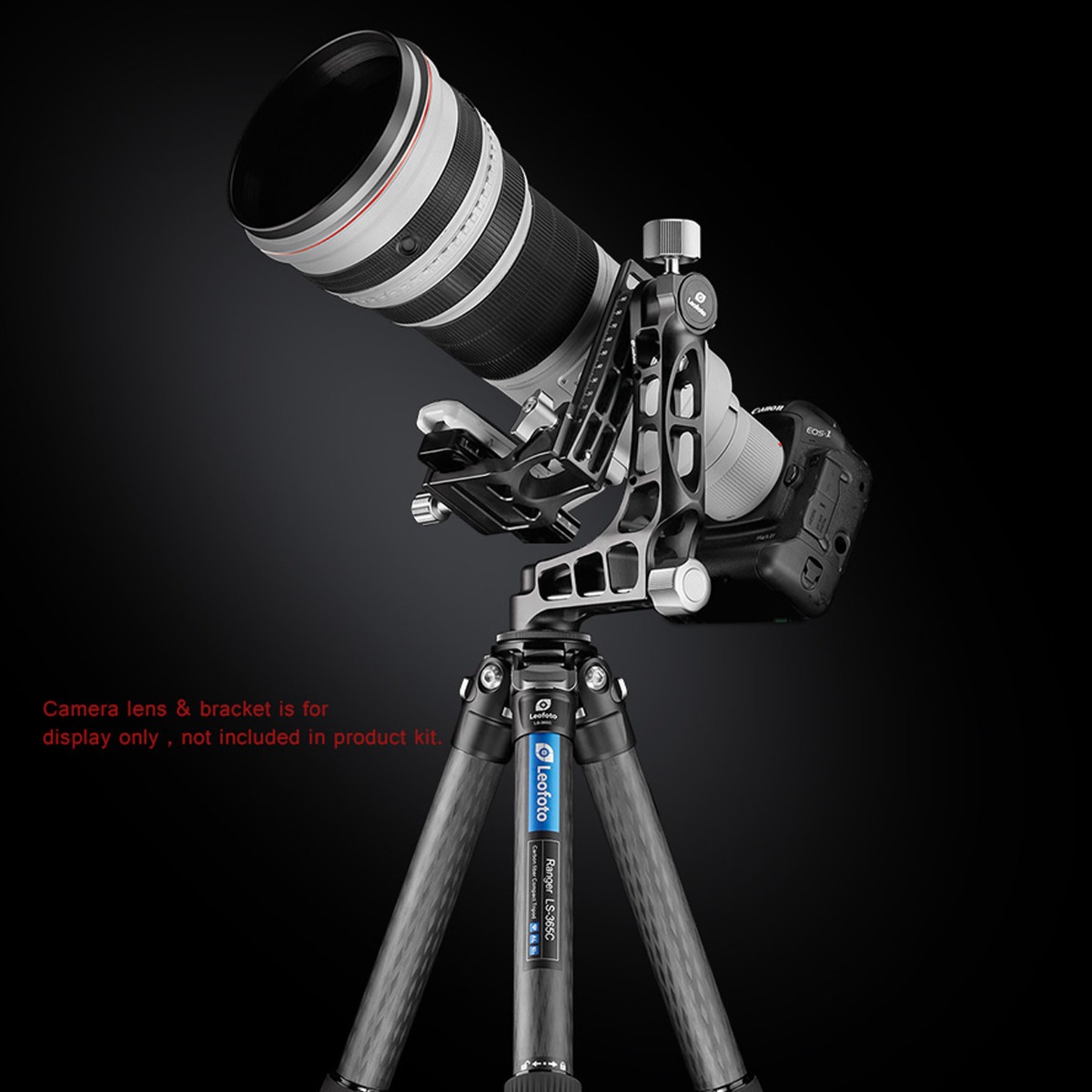 Leofoto Ranger LS-365C Lightweight 10x Layer Carbon Half Ball Levelling Tripod with PG1 Gimbal Head