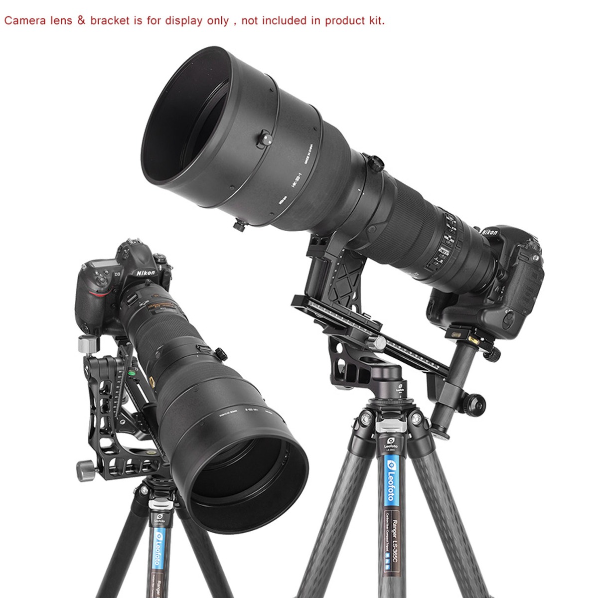 Leofoto Ranger LS-365C Lightweight 10x Layer Carbon Half Ball Levelling Tripod with PG1 Gimbal Head