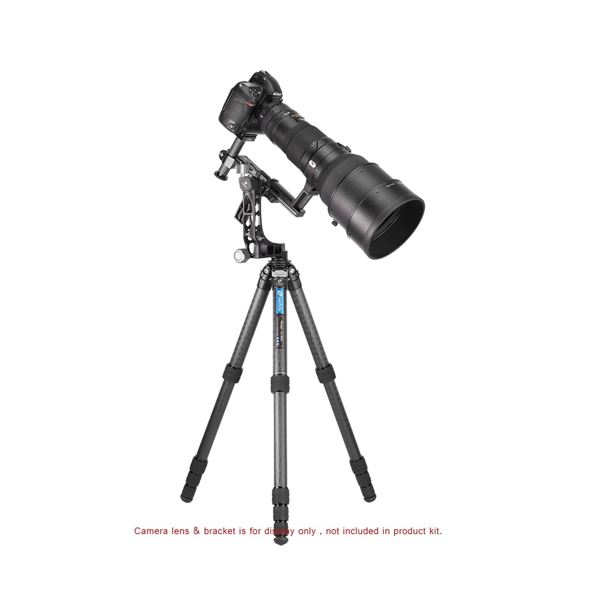 Leofoto Ranger LS-365C Lightweight 10x Layer Carbon Half Ball Levelling Tripod with PG1 Gimbal Head