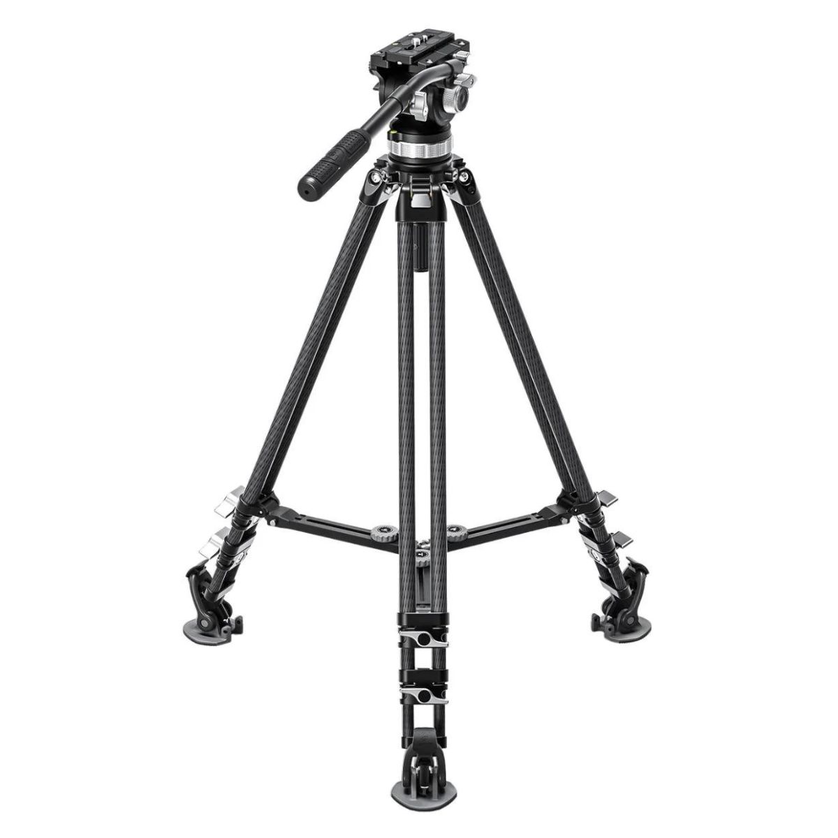 Leofoto KINGKONG LVC-193C&BV-15 Carbon Fibre Twin Leg Tripod - Max Load 10kg
