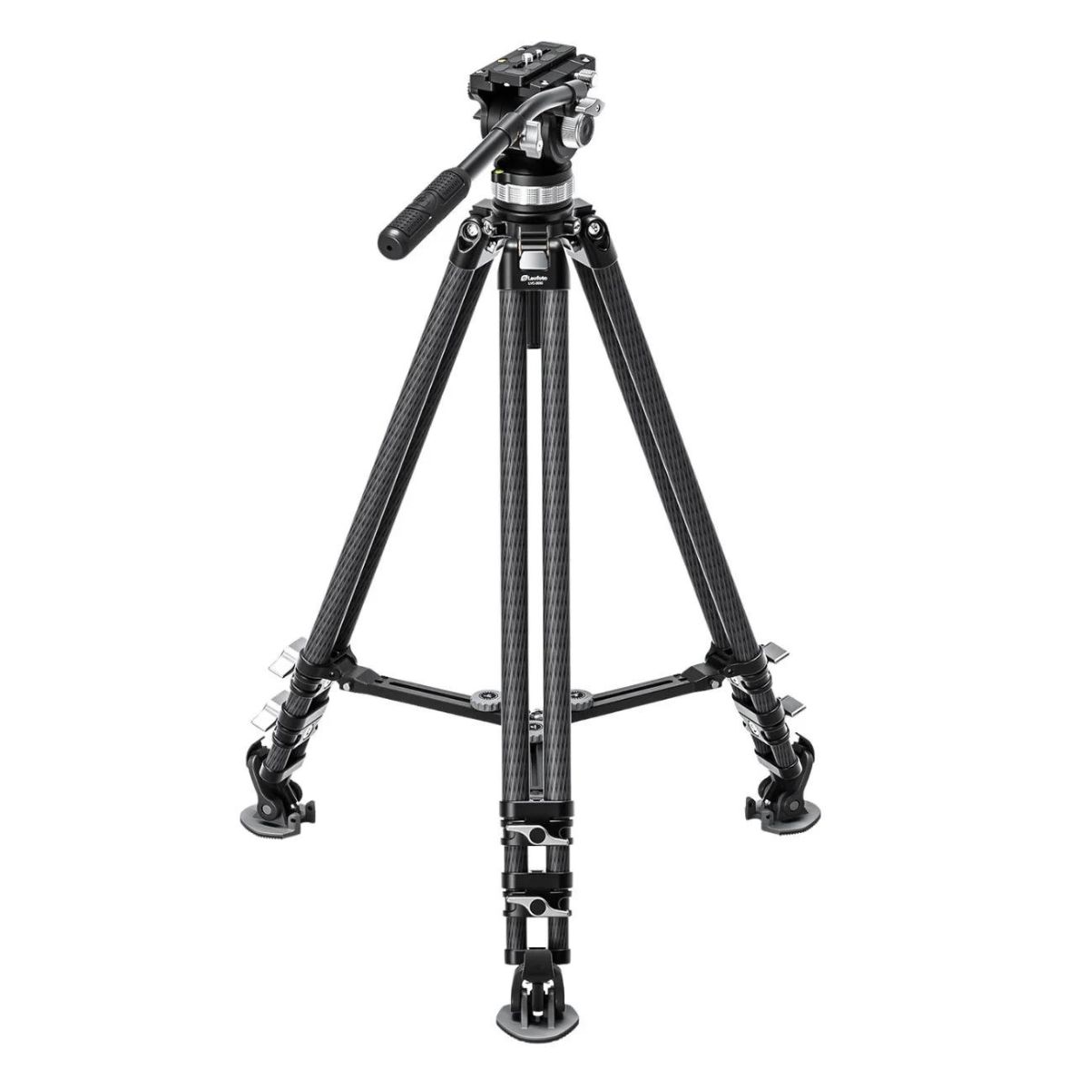 Leofoto KINGKONG LVC-253C&BV-15 Carbon Fibre Twin Leg Tripod - Max Load 20kg