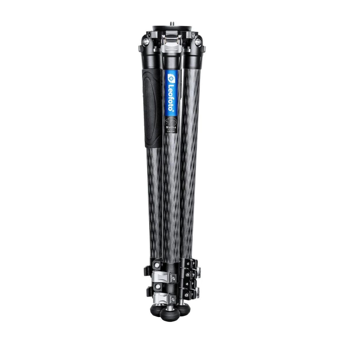 Leofoto Manba LVM Video Head System LVM-323C Flip Lock Carbon Fibre Tripod and BV-15 Video Fluid Head 10kg