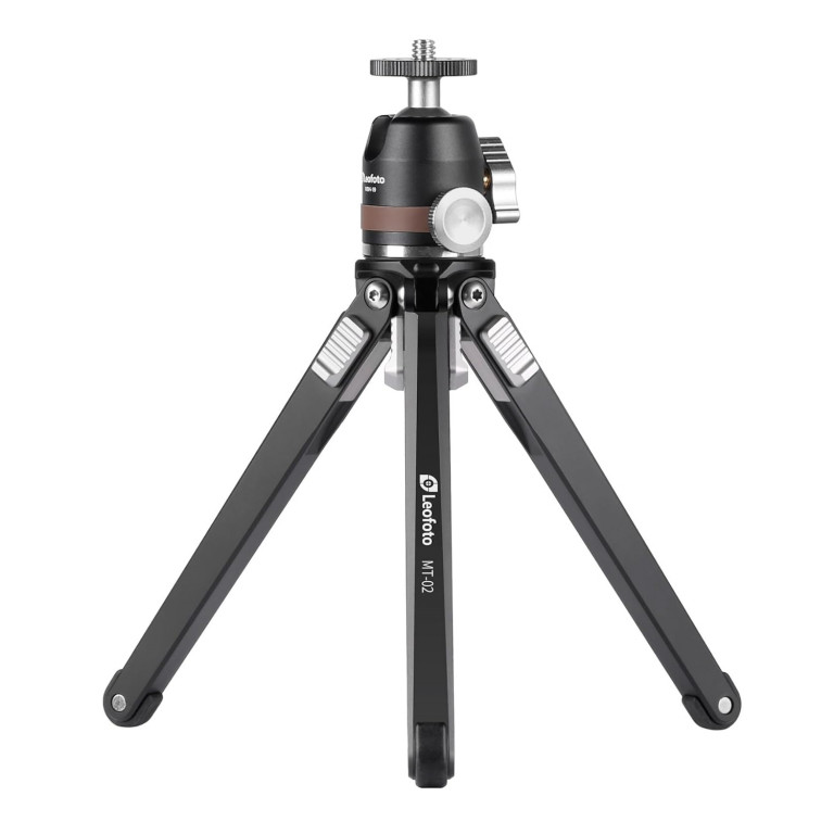 Leofoto MT-02 Mini table tripod kit and MBH-19 Mini Ball Head - Max Load 5kg
