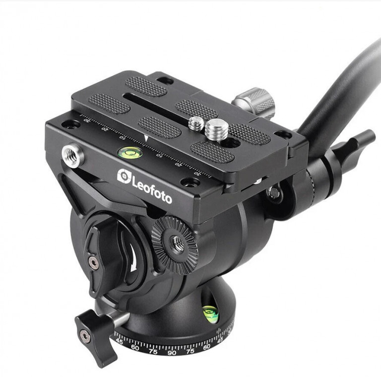 Leofoto BV-10 Fluid Video Head with Arca Compatible QR Plate