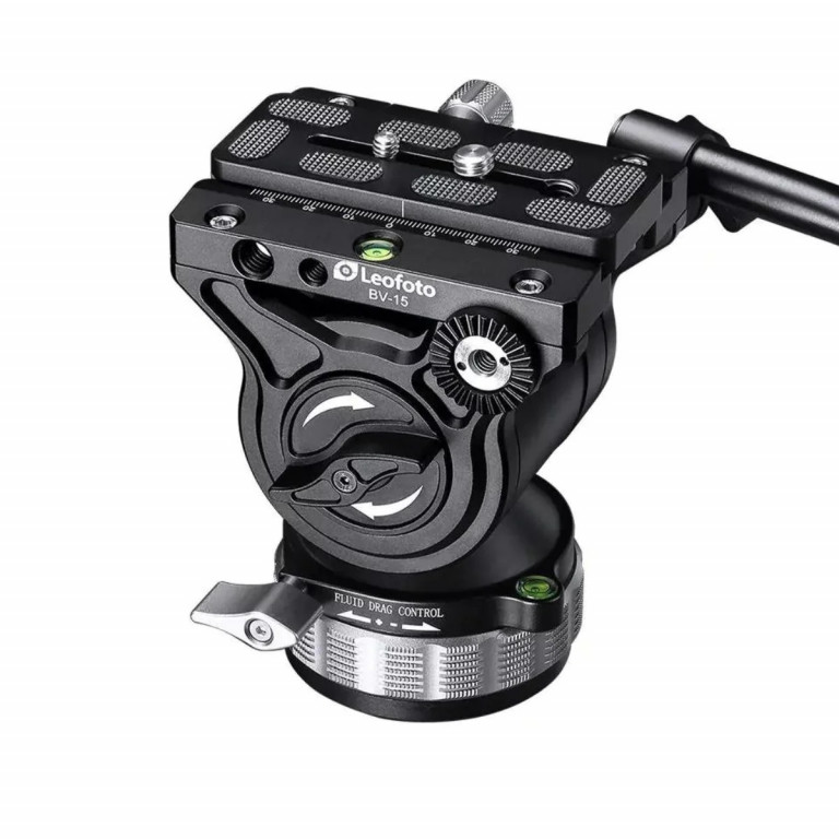 Leofoto BV-15 Fluid Head w/ Extension Arm