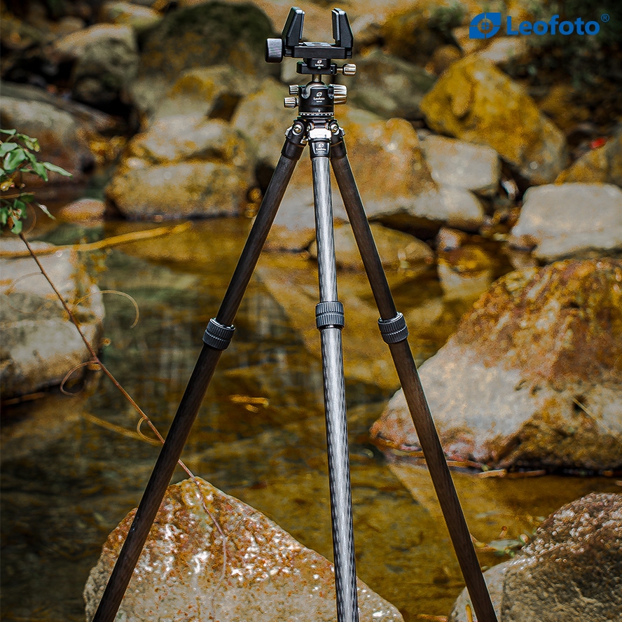 Leofoto Inverted SO-282C 10 Layer Carbon Weapon  / Heavy Camera Support Tripod - Max load 25kg, Min 1250mm to Max 1660mm