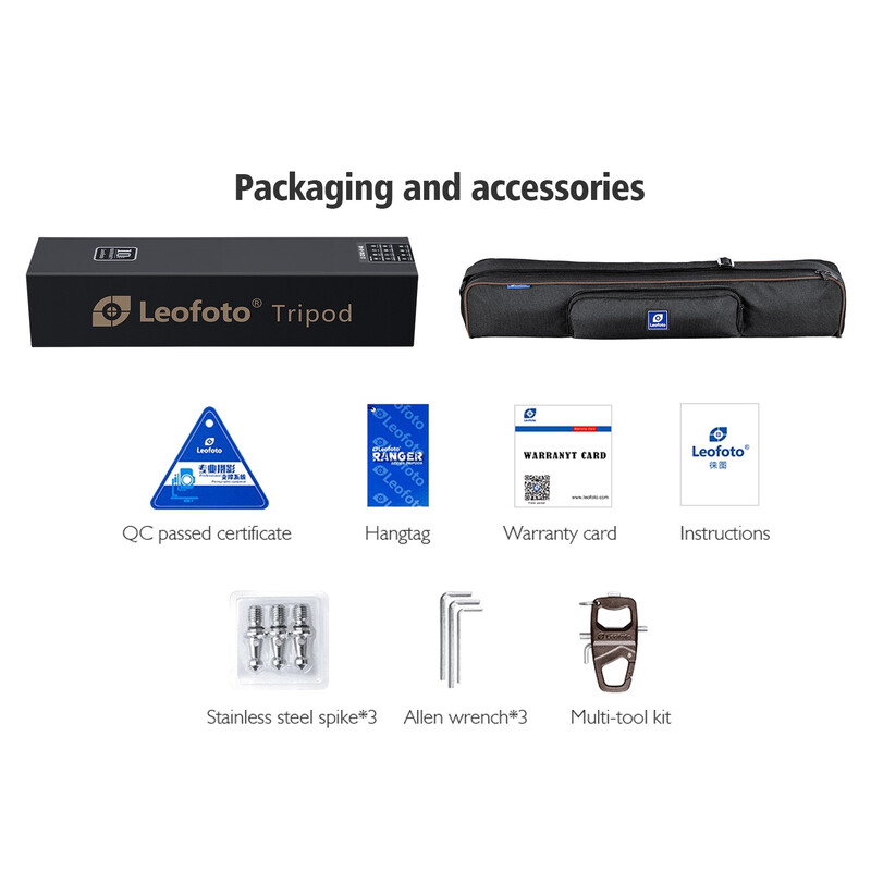 Leofoto LS-284C PRO Ranger Series Carbon Fibre Tripod with LH-30PCL Low Profile Ball Head