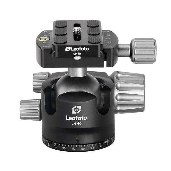 Leofoto LH-40 Ballhead Tripod Head with QP-70 Plate
