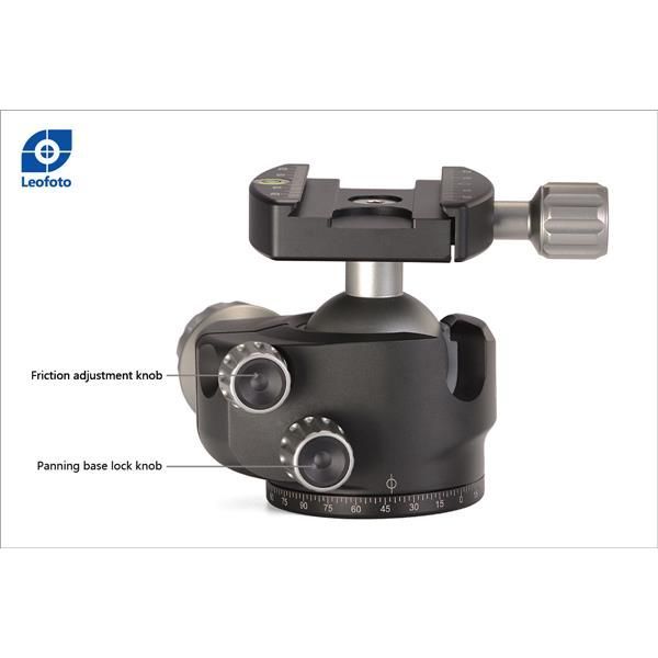 Leofoto LH-40 Ballhead Tripod Head with QP-70 Plate