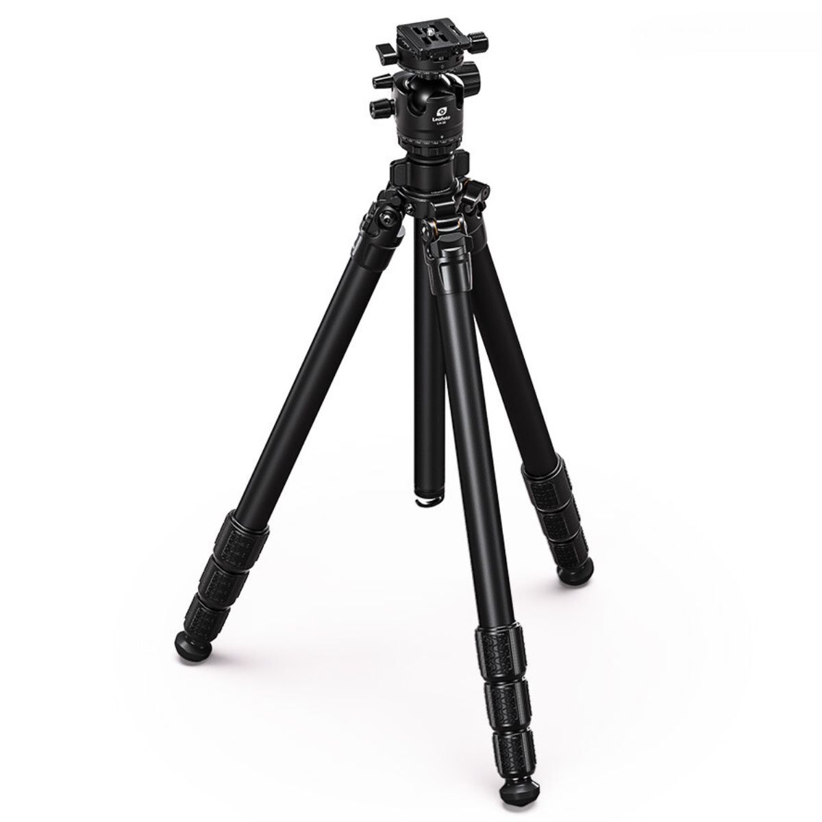 Leofoto Wings of God BLACK LG284C 10 Layer Carbon Water, Sand and Dust proof Corrosion Resistant Titanium Feet Spider Tripod with LH-36R Low Profile Ball Head