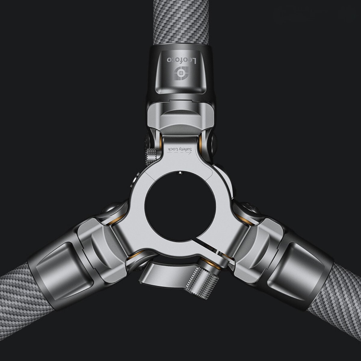 Leofoto Wings of God SILVER LG284C 10 Layer Carbon Water, Sand and Dust proof Corrosion Resistant Titanium Feet Spider Tripod with LH-36R Low Profile Ball Head