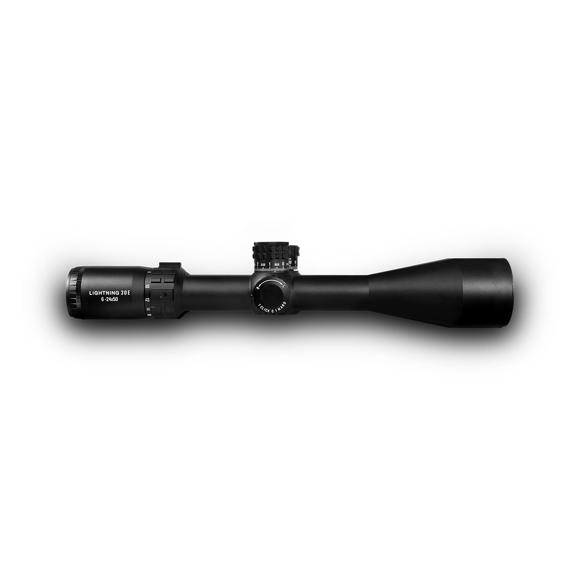 WULF Optics Lightning 30E 6-24x50 SFP IR W-MIL2 0.1MRAD 30mm Rifle Scope