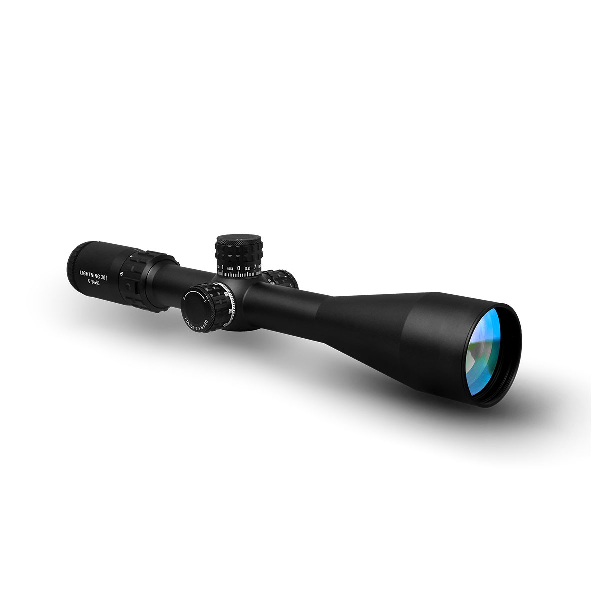 WULF Optics Lightning 30E 6-24x50 SFP IR W-MIL2 0.1MRAD 30mm Rifle Scope